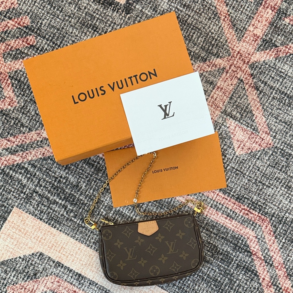 Louis Vuitton Small Multi Pochette Accessory Bag Monogram Canvas